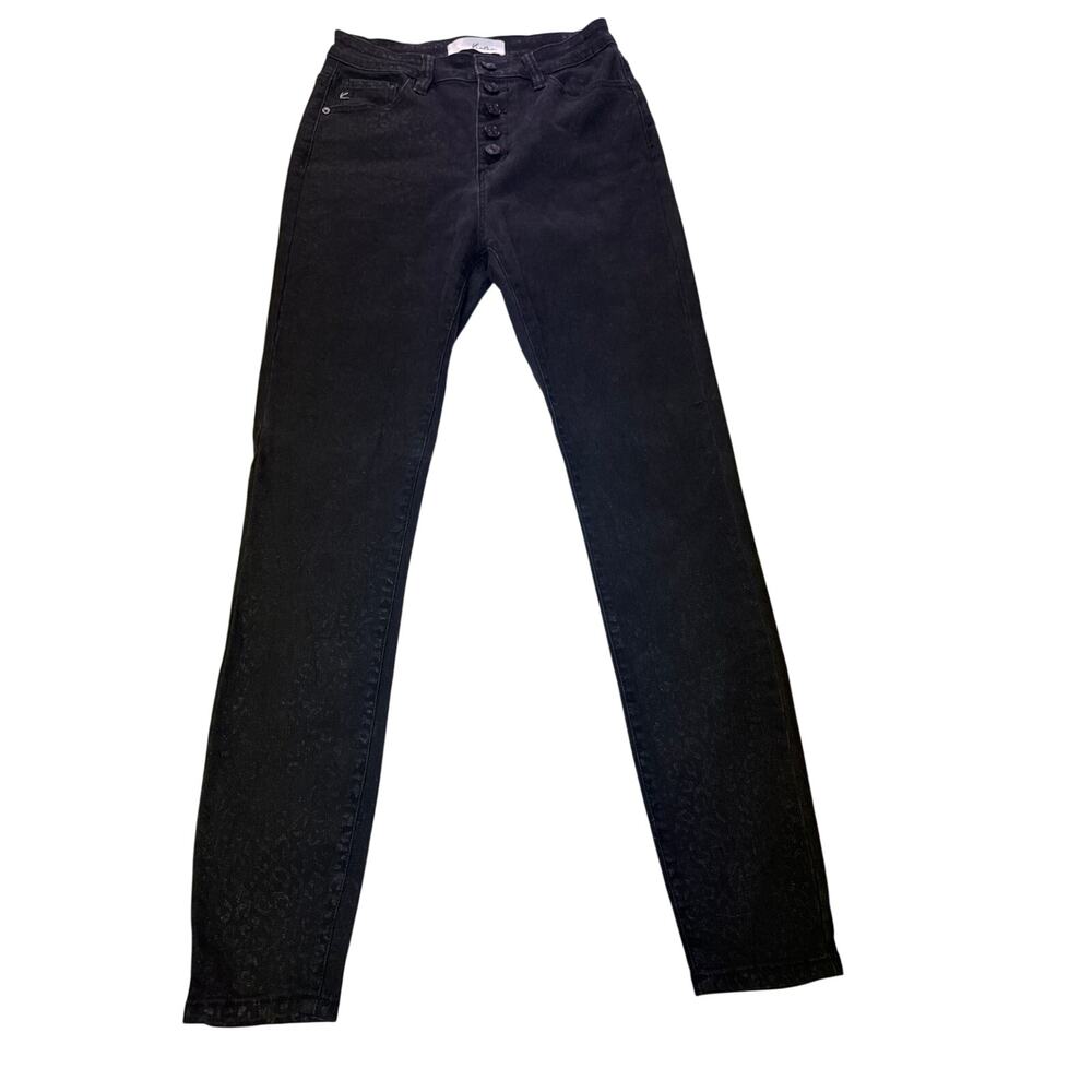 KanCan Black Leopard Jeans